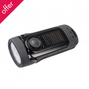 Power Plus Barracuda Solar Charging and Wind Up LED Flash Light